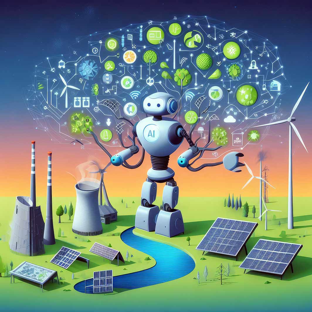 ШІ та відновлювана енергетика - ілюстрація