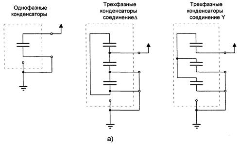 Схемы испытания конденсаторов