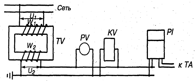 Схема подключения трансформатора к сети