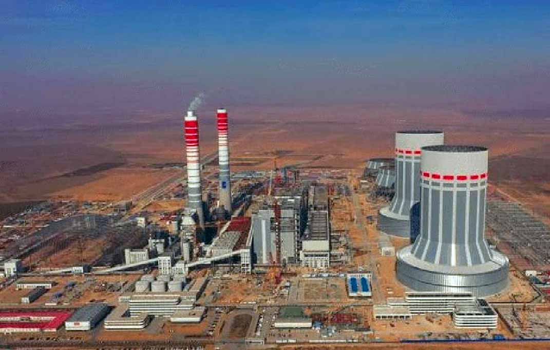 перший блок вугільної електростанції Shanghaimiao