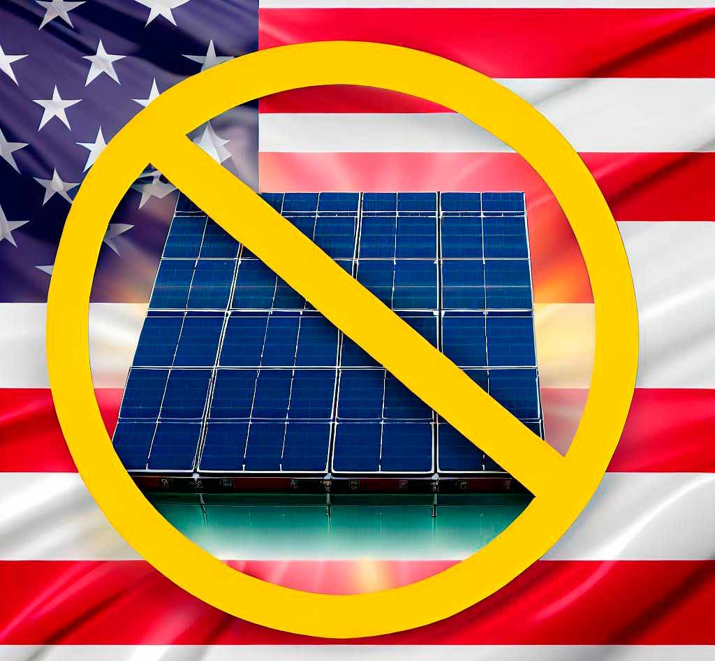 сонячні модулі США заборона на ввезення