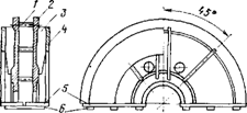 Эскиз наружного щита статора турбогенератора